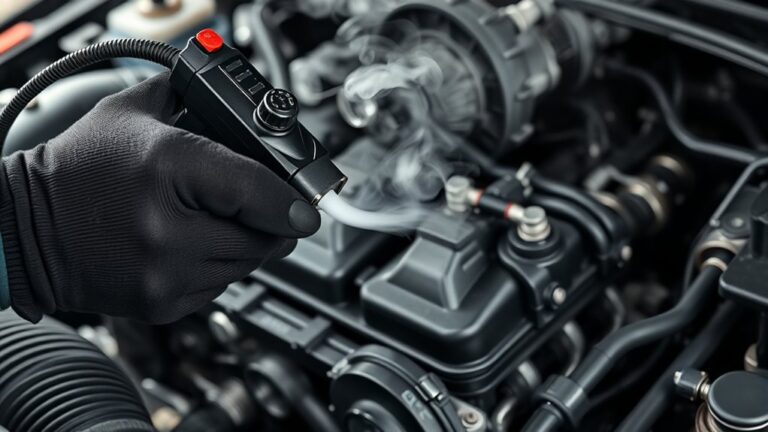 detecting vacuum leaks easily