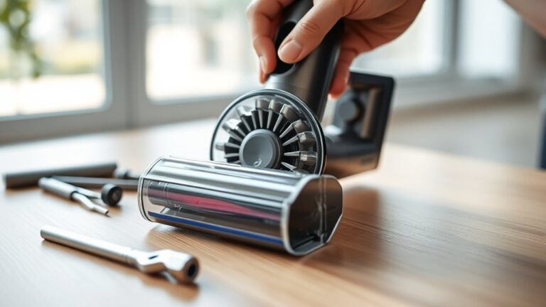 disassemble dyson vacuum head