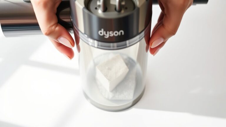 empty dyson vacuum easily