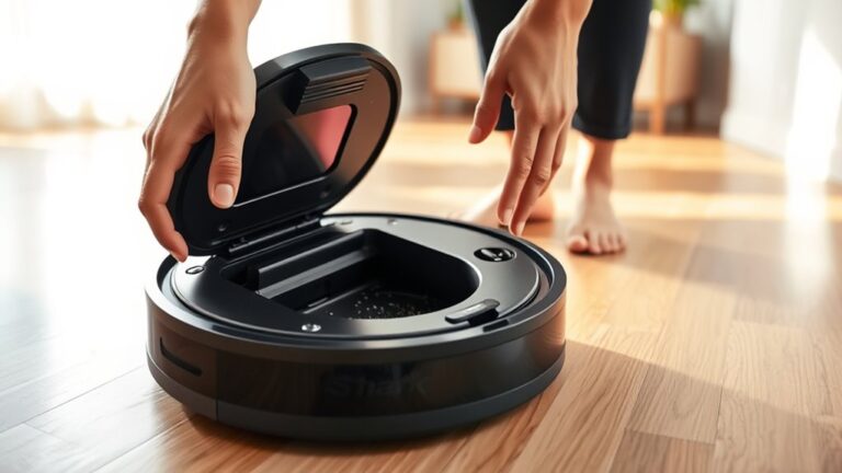 empty shark vacuum bin