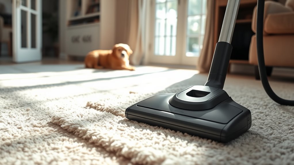 frequent vacuuming for cleanliness