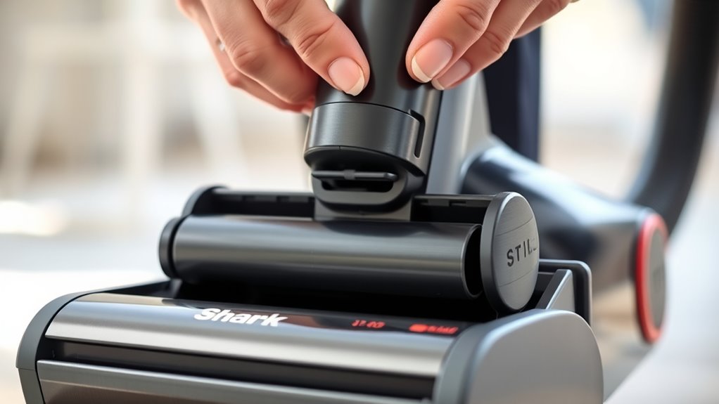 remove vacuum roller easily