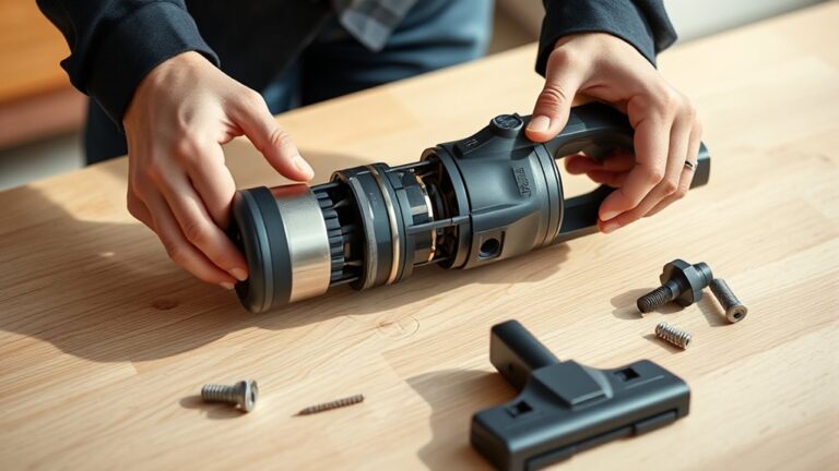 removing vacuum handle assembly