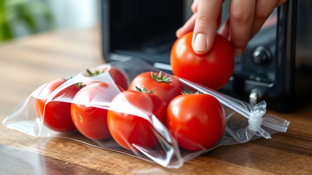 seal tomatoes for freshness