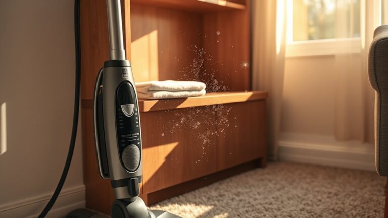 vacuum before dusting