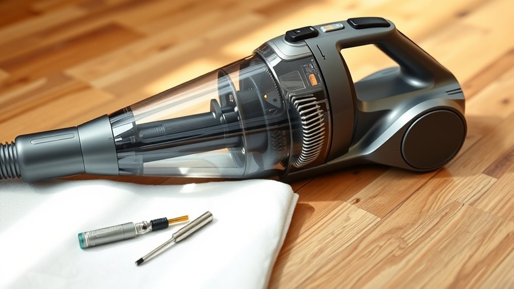 vacuum malfunctions due to blockages