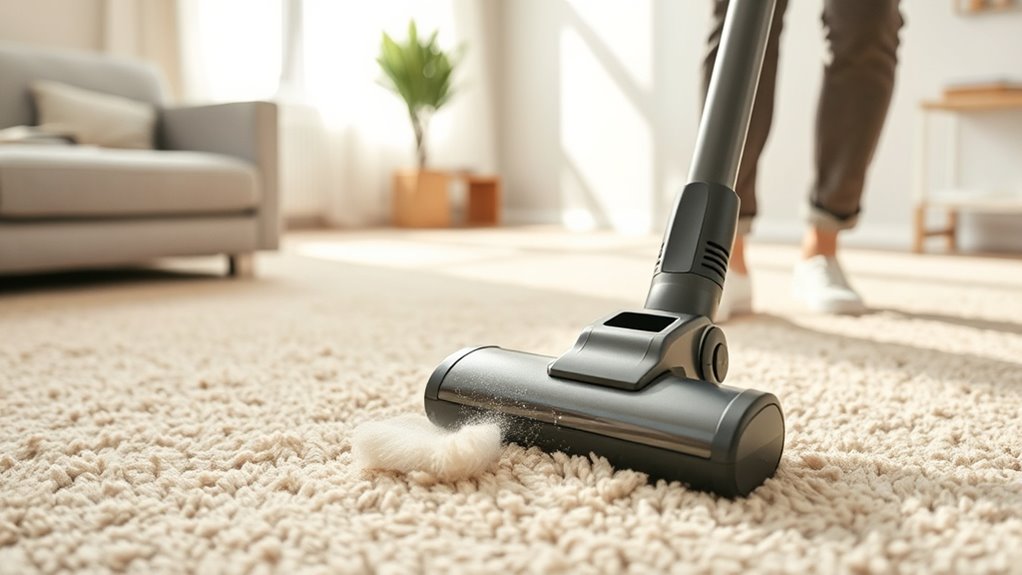 vacuuming steps for carpet cleaning